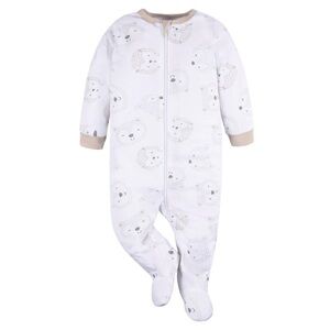 Gerber Cream Footed One-Piece Sleeper
